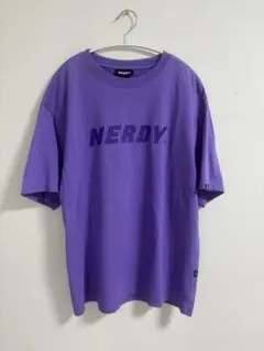 NERDY パープル ロゴ Tシャツのサムネイル