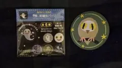 ねないこだれだ 刺繍ピンバッジ フクロウ