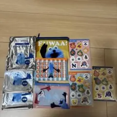 パペットスンスン　クリアポーチ　３種類コンプリート スシロー