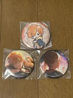プロセカ　東雲彰人　グリッター缶バッジ