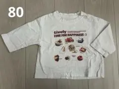 韓国子供服　ロンT おしゃれ　80