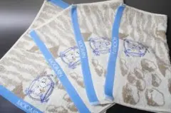未使用品 ムーミン ふわふわ ハンドタオル ×4枚 MOOMIN まとめて