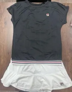 FILA メッシュ素材テニスウェア セットアップ