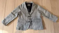 branshes キッズ グレー系 ブレザー ネイビー ベスト 4点セット