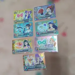 美品】アイカツカード　第3弾キャンペーンレア　アクセサリー7枚セット　排出版
