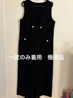 moment+ ブラックノースリーブサロペットのサムネイル