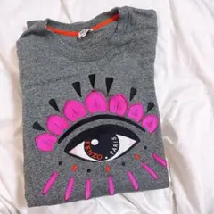 KENZO ケンゾー eye ビッグアイ スウェットワンピース グレーMのサムネイル