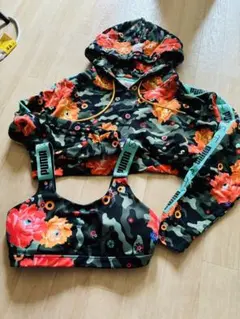 値下‼️PUMAコラボ商品　ショート丈トップス&ブラトップ