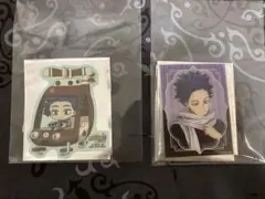 ヒロアカ　心操　花やしき　ステッカー　アクリルカード