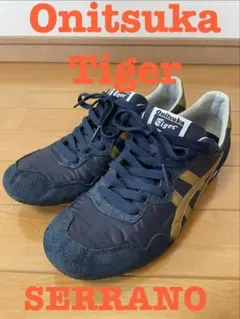 【スタイリッシュ！】Onitsuka Tiger SERRANO ネイビーのサムネイル