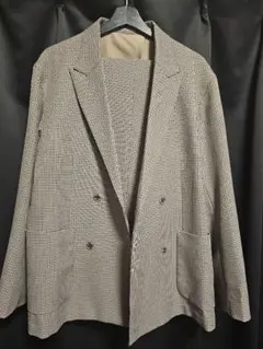 ダブルブレストジャケット[チェック柄]セットアップ