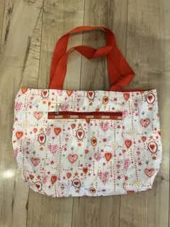 レスポートサック　大きめ薄めのトートバッグ　リバーシブル