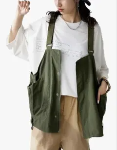 antiqua アンティカ ハンターベスト カーキ WTC-0009