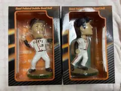新品未開封　ジャイアンツ　ボブルヘッドドール　高橋由伸　桑田真澄　2体セット