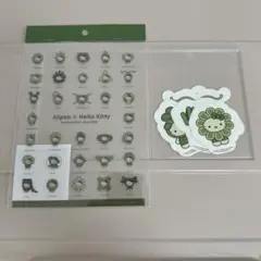 【セット】大阪万博 日本館 藻キティ クリアシール＆ステッカー