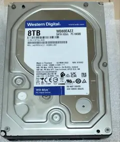 使用時間382H Western DigitalHDD 8TB WD80EAZZ - メルカリ