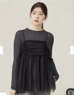 any sis チュールキャミソール