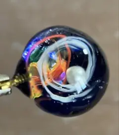 レジン宇宙玉キーホルダー、球体