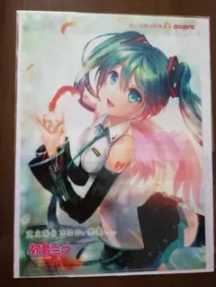初音ミク　雪ミク 赤い羽根共同募金 缶バッジ　4種セット 雪ミク「支えあうココロ、未来へ。」プロジェクト【イラスト