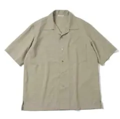 AURALEE オーラリー オープンカラーシャツ 1 赤茶 AURALEE オーラリー オープンカラーシャツ 1 赤茶