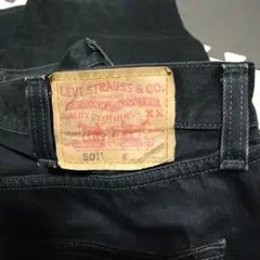 LEVI'S 501 ブラックデニム『値下げ』