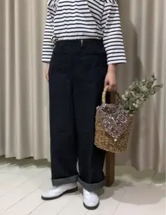 Malle デニムワイドパンツ