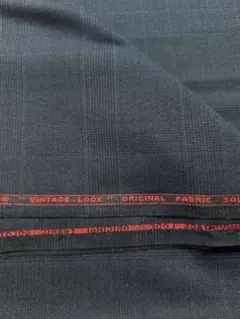 スーツ生地3.90mウール混 SOLOTEX ヴィンテージグレンチェック