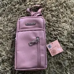 新品　MERRIMENT ラベンダースマホショルダーバッグ