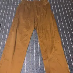 GU シェフパンツ チノパン ブラウン Sサイズ ゴムウエスト イージーパンツ