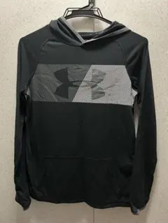 Under Armour フード付きパーカー YXL ブラック/グレー