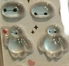 正規品☆ボンボンドロップシールミニ　ベイマックス　ディズニー　おすそ分け4ピース