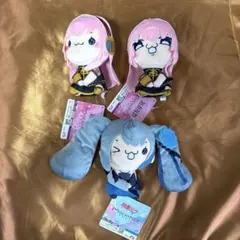 初音ミクシリーズ もちぴこぬいぐるみ 巡音ルカ　初音ミク　3セット