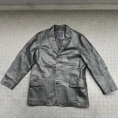 00s~90s OLD GAP レザージャケット カーコート 野村訓市のサムネイル