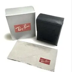 【美品】レイバン折りたたみサングラスケース(箱、メガネ拭き付き)