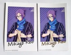 ブルーロック　ナムコ　オリジナルチェキ風カード２枚　御影玲王　通常&箔押し