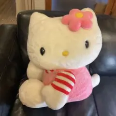 レア 美品！ハローキティ 超特大 ぬいぐるみ 特大 BIG キティ サンリオのサムネイル