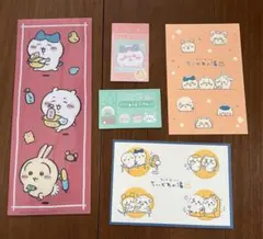 ちいかわ　一番くじ　G賞のカードとステッカーとチケットケース
