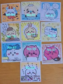 ちいかわあつめてシールガム2　シール10枚セット