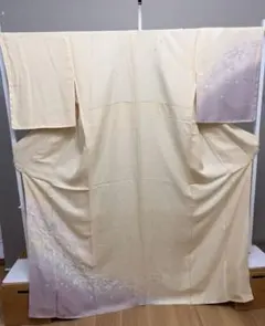 中古⚫︎正絹⚫︎シンプル打掛⚫︎白/薄紫⚫︎オーガンジー打掛の下着 