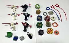 【当時物】爆転シュートベイブレード まとめ売り ドラグーン スナイパーグリップ 当時物】爆転シュートベイブレード まとめ売り ドラグーン スナイパー