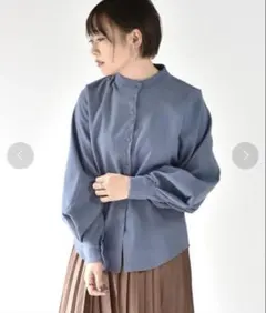 レトロガール 袖ボリュームブラウス