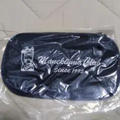Manekiuma Club ポーチ 新品未使用　カラー紺色