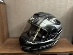 ニ*チ様 THH つば付きジェットヘルメット ブラックダブルレンズ - メルカリ