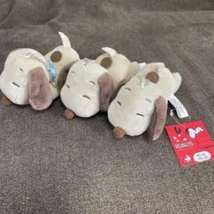 スヌーピー　マスコット　3個セット　まとめ売り　SNOOPY キーホルダー　美品