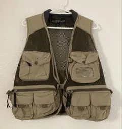 は*ち様 mont-bell メッシュベスト Mサイズ ベージュ ネイチャーガイ