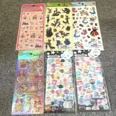 【ぷくぷくシール ペタペタシール】シャカシャカシール キャラクターシール 新品