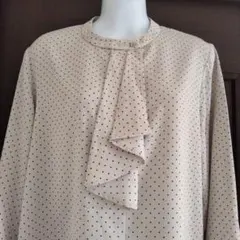 LES MUES 水玉 トップス LLサイズ