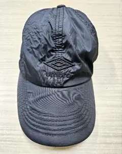 umbro アンブロ ブラック ナイロン キャップ ランニング アウトドア