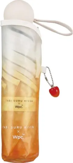 旅する喫茶×Wpc.クリームソーダアンブレラオレンジ オレンジ 折りたたみ傘