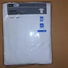 メンズ　UNIQLO ドライメッシュ VネックT 半袖 2枚組 XL
